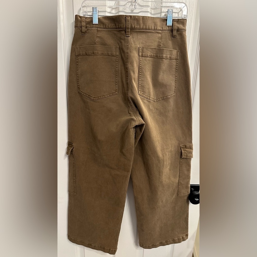 Frame Cropped Twill Light Brown Cargo Pants Size 29 - $348 - Picture 5 of 6